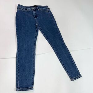 Judy Blue Skinny Jeans Womens 13/31 Blue High Rise Stretch Zip Fly Ankle Denim
